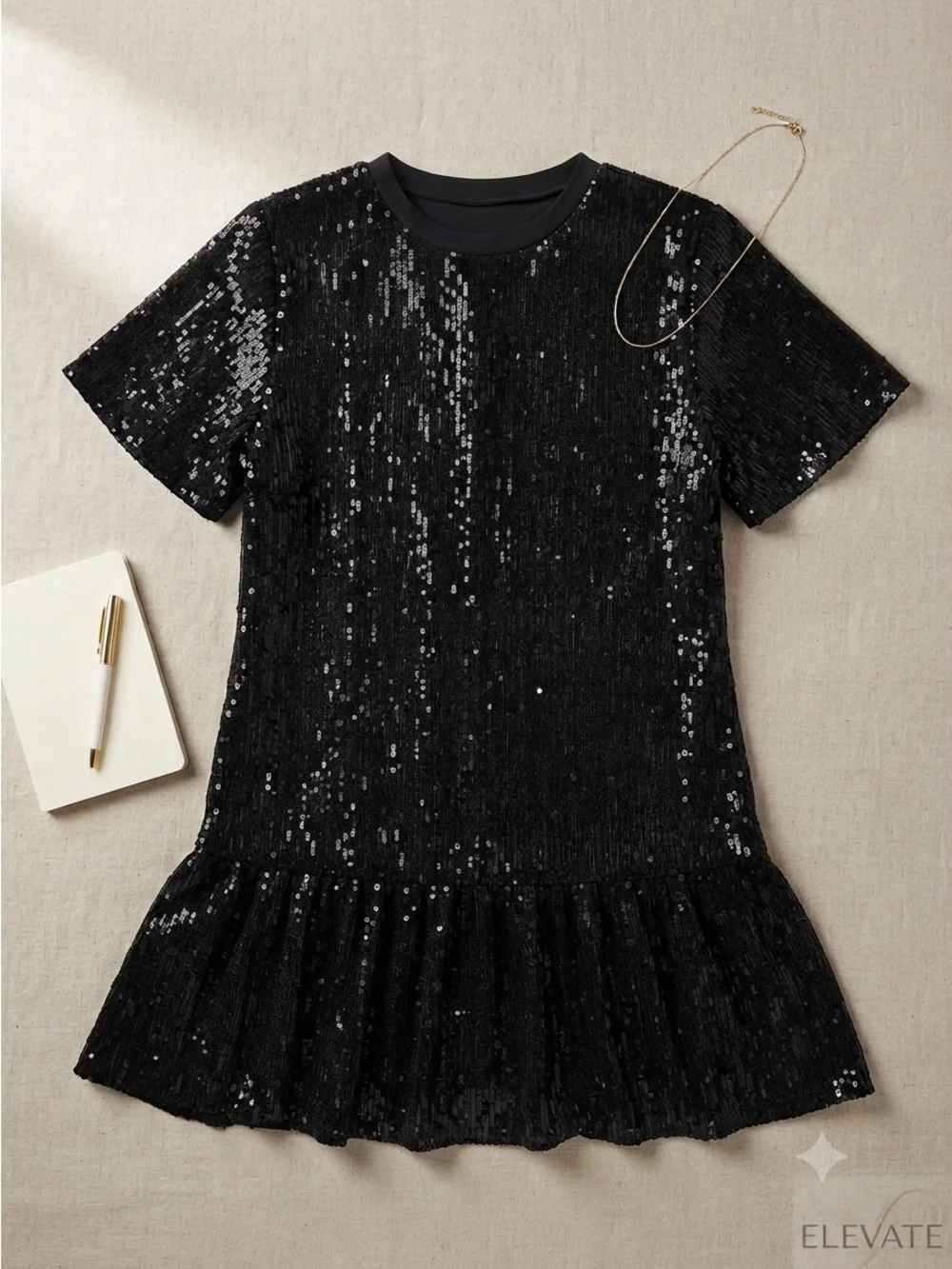 N/A sparkly black